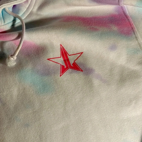 JEFFREE STAR COSMETICS JSC WORLDWIDE TIE DYE HOODIE SWEATSHIRT SMALL UNISEX - Picture 3 of 6